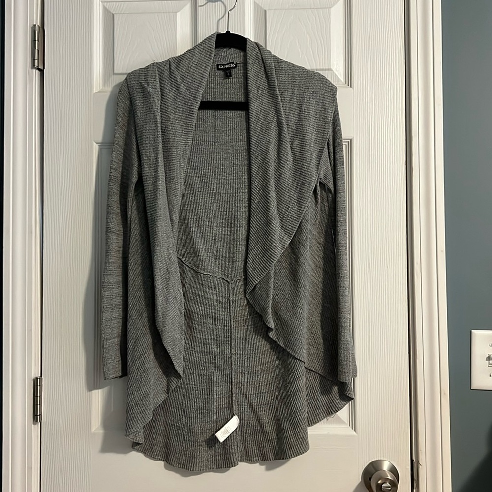 Express Gray Cardigan - Size Small